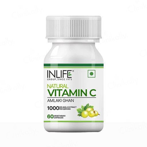 Inlife Natural Vitamin C Amlaki Ghan 1000mg Vegetarian Capsule
